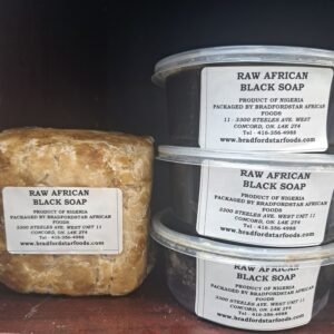Raw African Black Soap