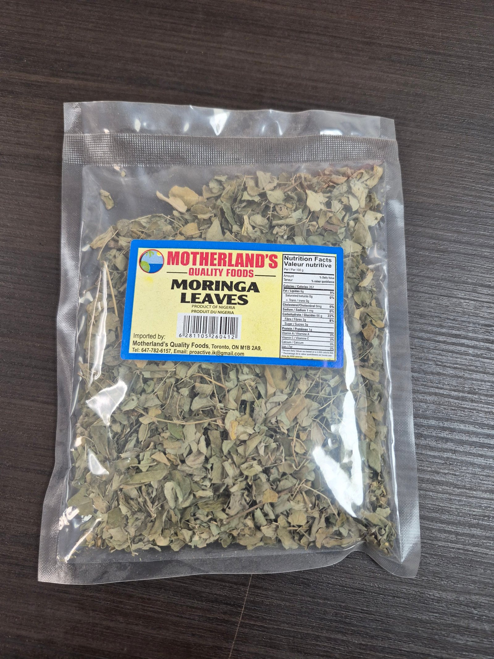Dry Moringa Leaves